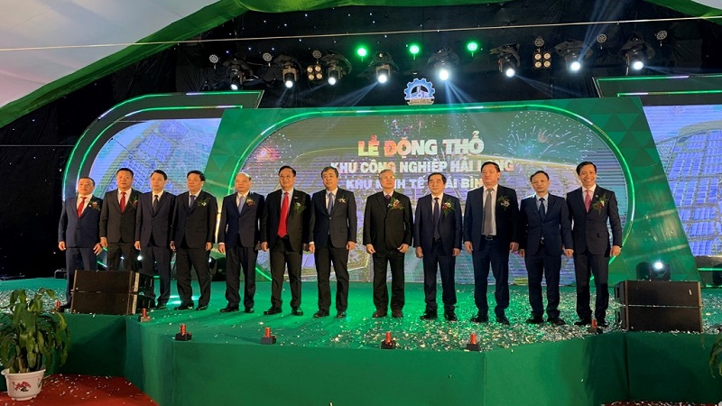Động thổ Dự án Khu công nghiệp Hải Long (Thái Bình)