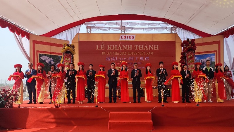 Khánh thành nhà máy Lotes Việt Nam tại Thái Bình