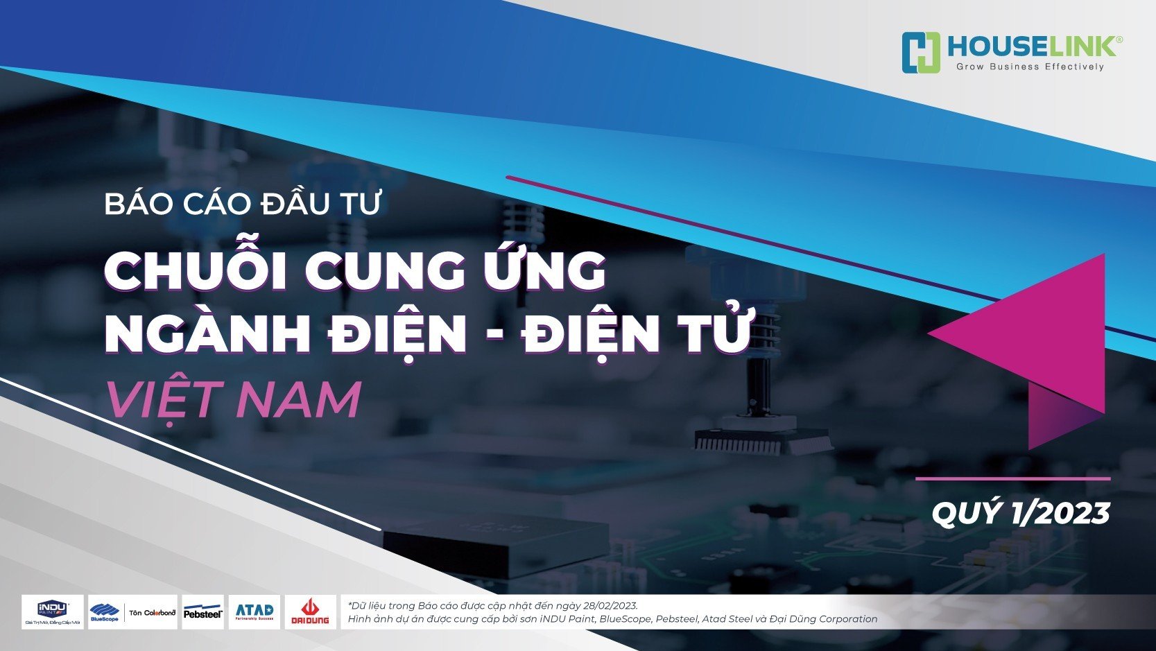 Báo cáo đầu tư chuỗi cung ứng ngành điện – điện tử Việt Nam Q1/2023