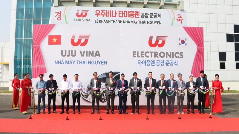 Khánh thành nhà máy UJU Vina Thái Nguyên tại Khu công nghiệp Điềm Thụy