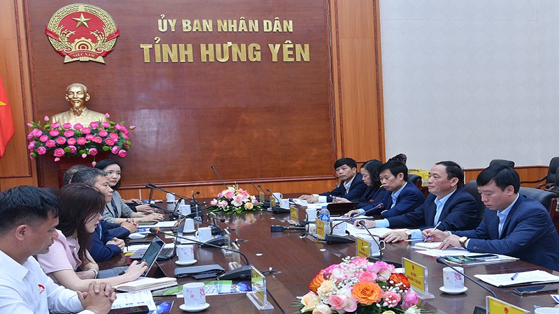 Hưng Yên: Chủ tịch UBND tỉnh làm việc với Tập đoàn COT (Singapore) và CTCP Hợp Lực
