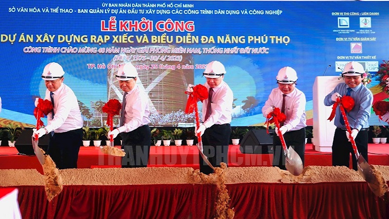 Khởi công dự án xây dựng Rạp xiếc và biểu diễn đa năng Phú Thọ