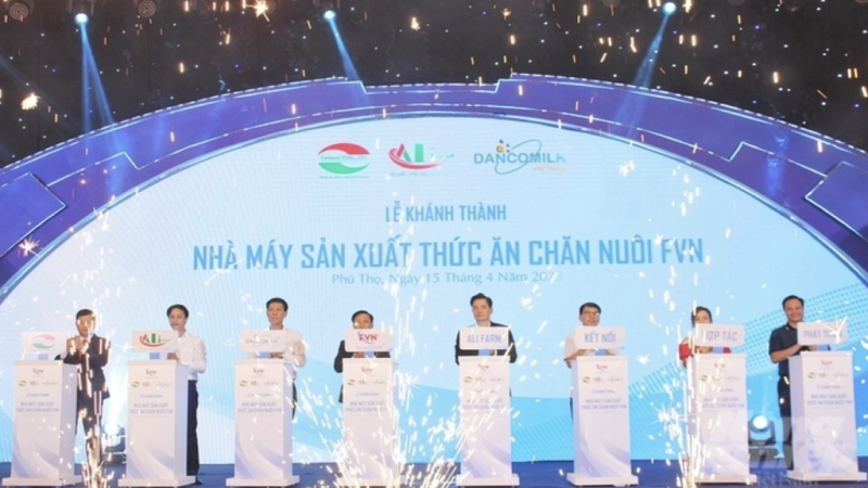 Tập đoàn FVN khánh thành nhà máy thức ăn chăn nuôi 300 tỷ đồng
