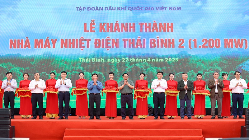 Thủ tướng Chính phủ dự lễ khánh thành Nhà máy Nhiệt điện Thái Bình 2