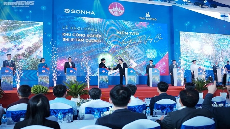 Vĩnh Phúc: Khởi công khu công nghiệp SHI IP Tam Dương hơn 160 ha