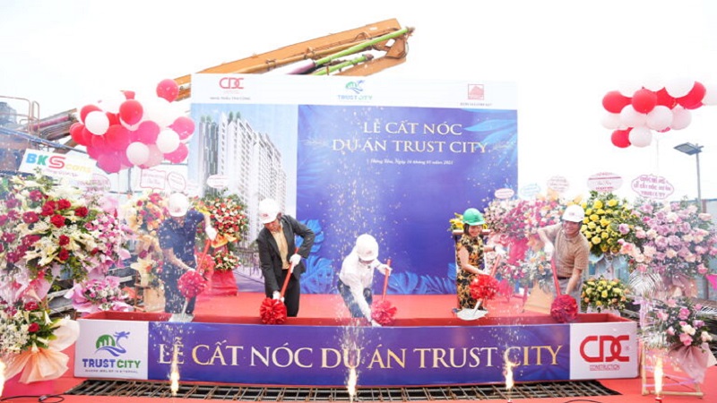 Chính thức cất nóc dự án cao cấp Trust City
