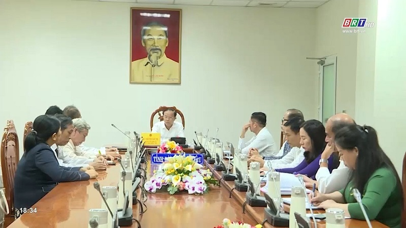 Chủ tịch UBND tỉnh Nguyễn Văn Thọ tiếp và làm việc với Công ty TNHH Nakayoshi Bà Rịa-Vũng Tàu