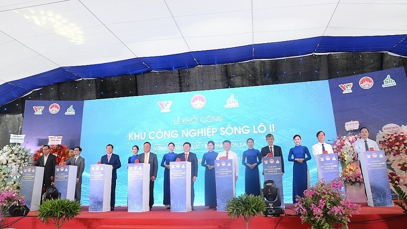 Khởi công xây dựng Khu công nghiệp Sông Lô II tại tỉnh Vĩnh Phúc