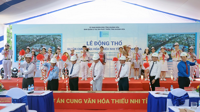 Động thổ dự án Cung văn hóa Thiếu nhi Khánh Hòa rộng 2,7 ha