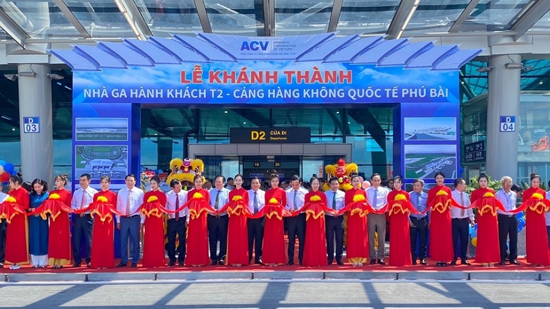 Thừa Thiên Huế: Khánh thành Nhà Ga hành khách T2- Cảng hàng không Quốc tế Phú Bài