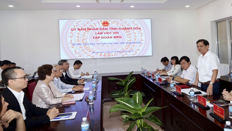 Tập đoàn BRG muốn đầu tư khu đô thị phức hợp thể thao – du lịch tại tỉnh Khánh Hòa