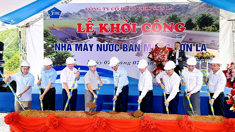 Khởi công xây dựng Nhà máy nước Bản Mòng