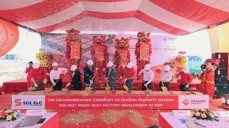 Lễ khởi công Nhà xưởng giai đoạn mới của dự án Binh Duong Industrial Park