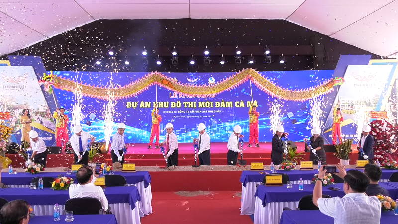 Khởi công dự án Khu đô thị mới đầm Cà Ná tại xã Phước Diêm và Cà Ná, huyện Thuận Nam, tỉnh Ninh Thuận