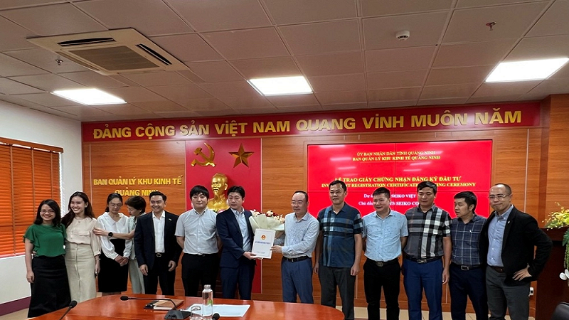 Quảng Ninh đón thêm dự án FDI 10 triệu USD của Nhật Bản