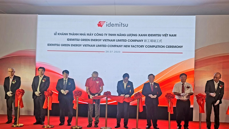 Khánh thành nhà máy năng lượng xanh Idemitsu Việt Nam