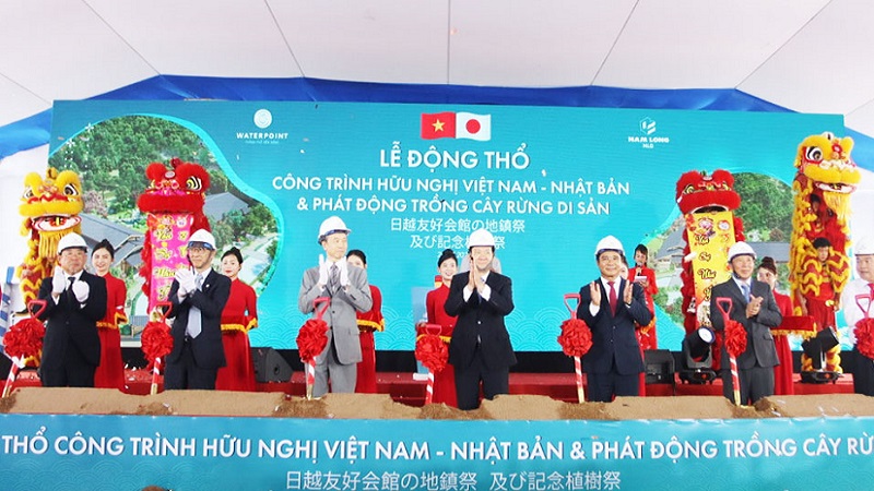Nam Long Group tổ chức Lễ động thổ Nhà hữu nghị Việt – Nhật