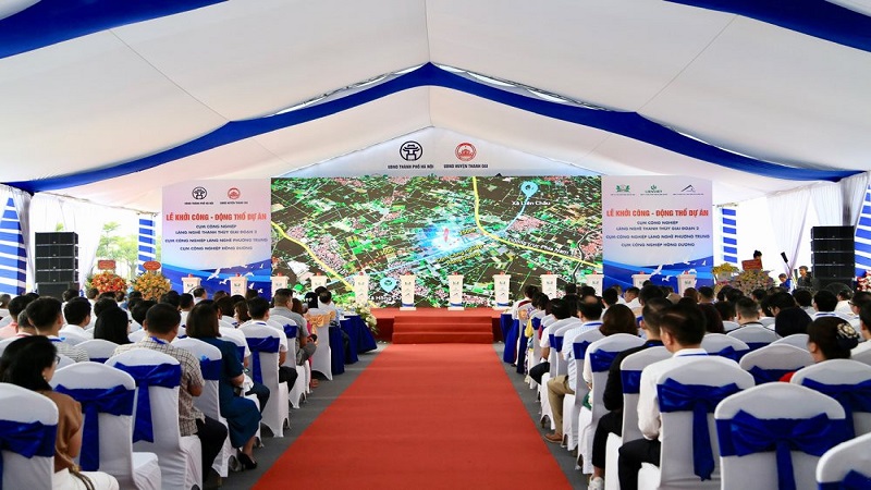 Hà Nội: Khởi công 3 cụm công nghiệp tại Thanh Oai