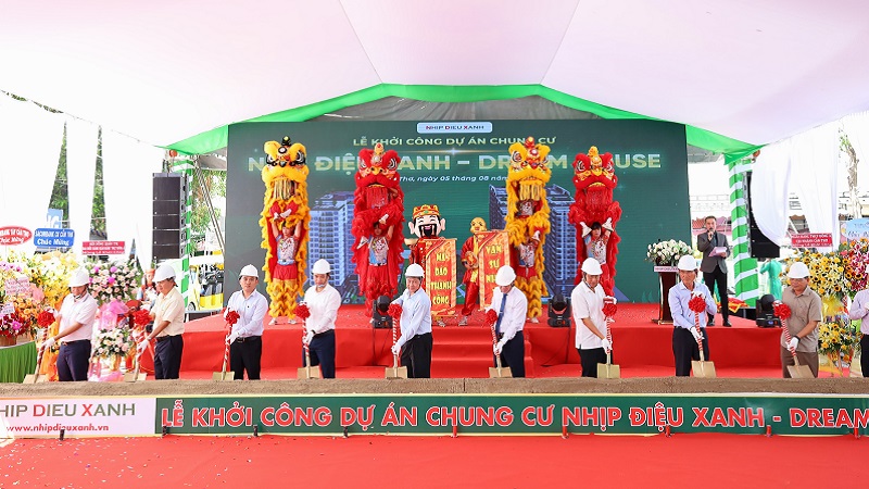 Khởi công dự án chung cư “Nhịp Điệu Xanh – Dream House”