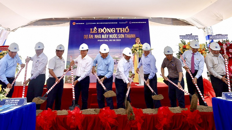 Xây dựng Nhà máy nước Sơn Thạnh trị giá 400 tỷ đồng