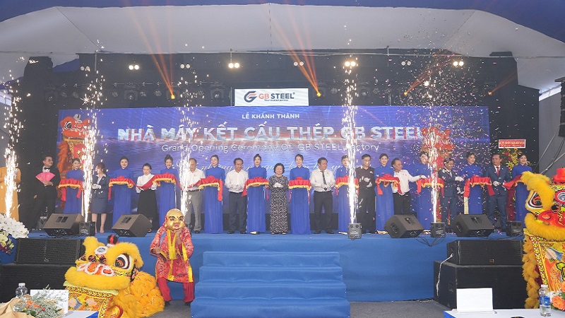 GB Steel khánh thành nhà máy kết cấu thép 30.000m2 tại Long An