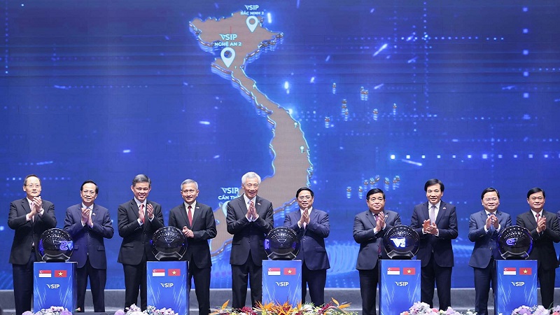 Việt Nam, Singapore khởi công, chấp thuận đầu tư 5 dự án VSIP mới