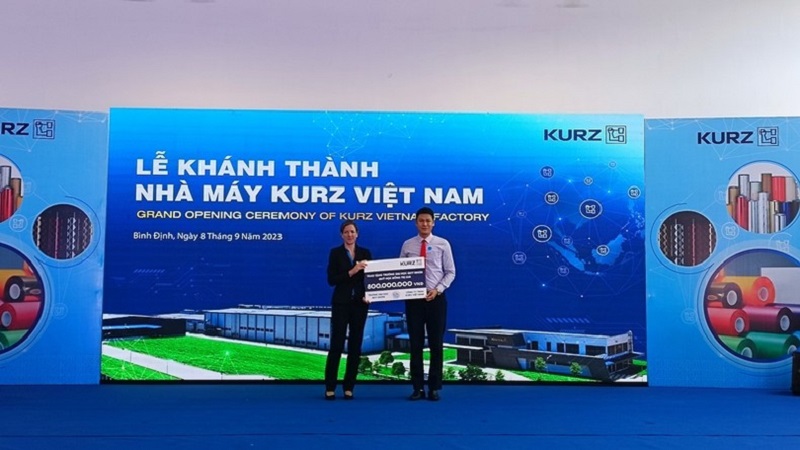 Bình Định khánh thành Nhà máy sản xuất nhũ và màng mỏng công nghệ cao