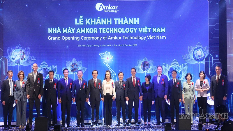 Khánh thành Nhà máy Amkor Technology Việt Nam