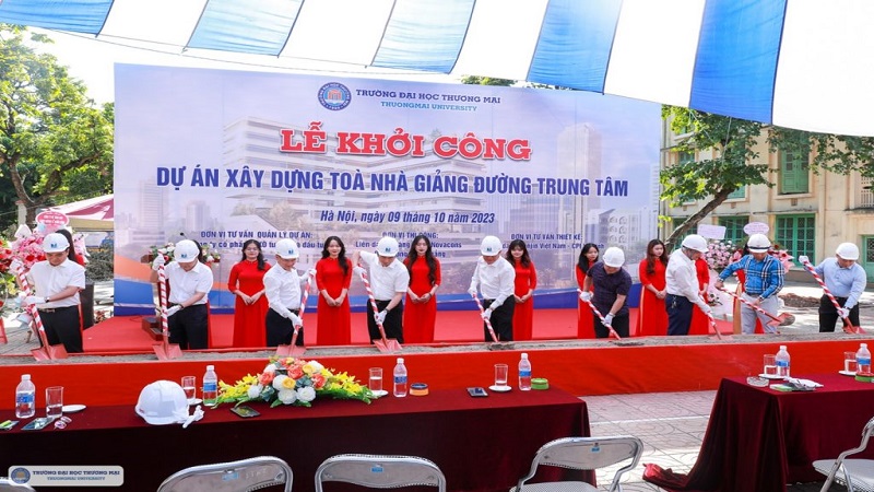 TEXO tham dự Lễ khởi công xây dựng Toà nhà Giảng đường Trung tâm – Đại học Thương Mại