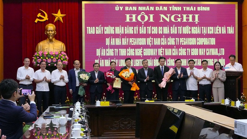 Thái Bình: Khu công nghiệp Liên Hà Thái đón thêm 3 nhà đầu tư