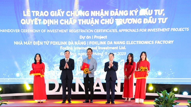 Tập đoàn Foxlink đầu tư dự án 135 triệu USD vào khu Công nghệ cao Đà Nẵng