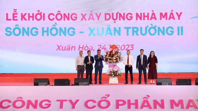 May Sông Hồng (MSH): Khởi công nhà máy mới với công suất 3 triệu sản phẩm/năm