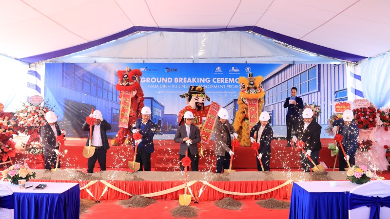 Lễ khởi công dự án Phát triển Nam Đình Vũ CN3-03