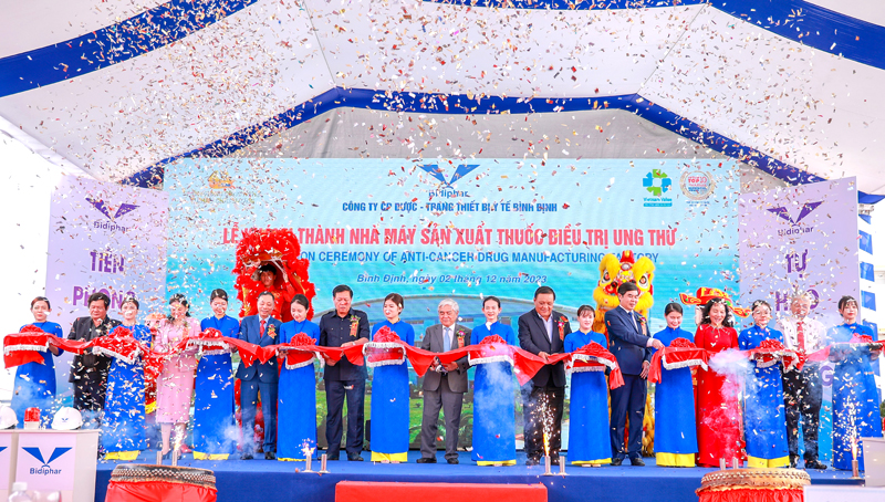 Dược Bình Định Khánh Thành Nhà Máy Sản Xuất Sản Xuất Thuốc Điều Trị Ung Thư Và Khởi Công Dự Án Mới