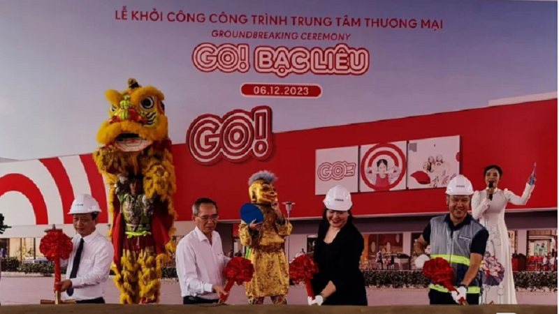 Khởi công dự án Trung tâm Thương mại GO! Bạc Liêu
