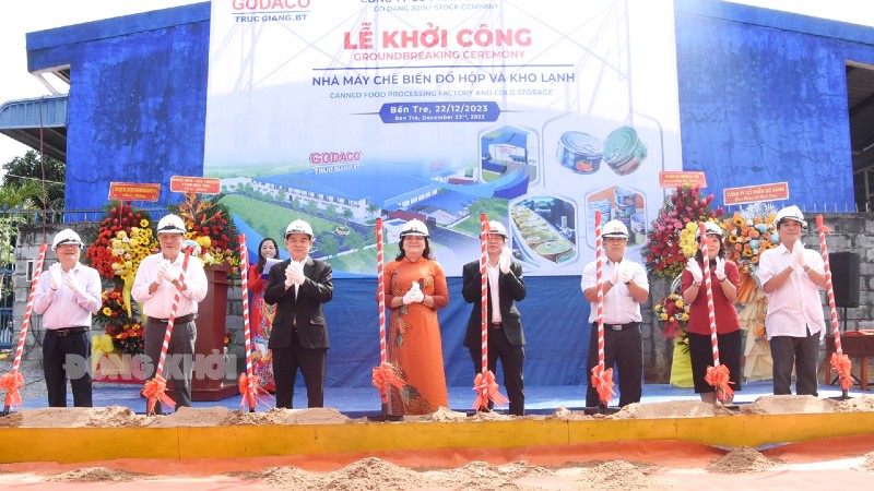 Khởi công nhà máy chế biến đồ hộp và kho lạnh
