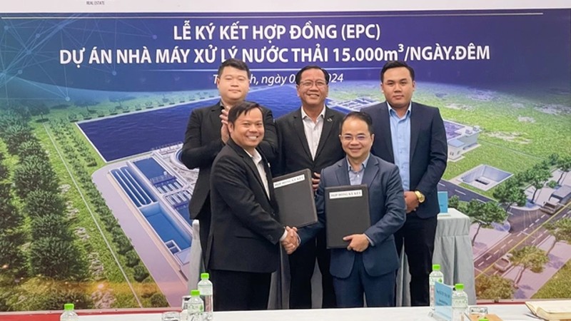 KCN Thành Thành Công xây dựng nhà máy xử lý nước thải công suất 15.000 m3