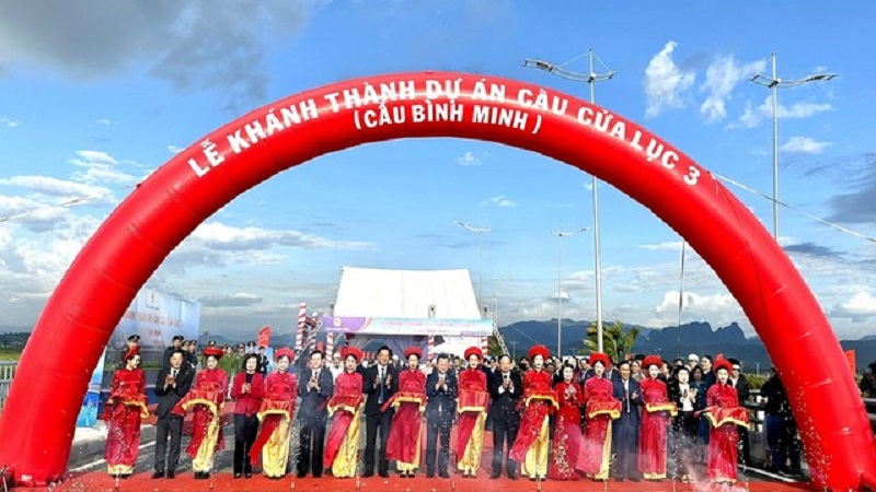 Quảng Ninh khánh thành cầu Bình Minh (Cửa Lục 3) ngày đầu năm 2024