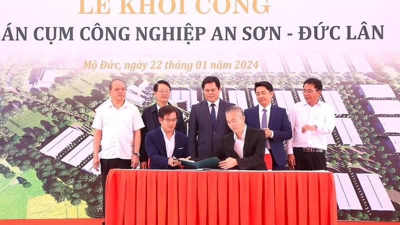 Quảng Ngãi: Khởi công dự án Cụm công nghiệp An Sơn – Đức Lân