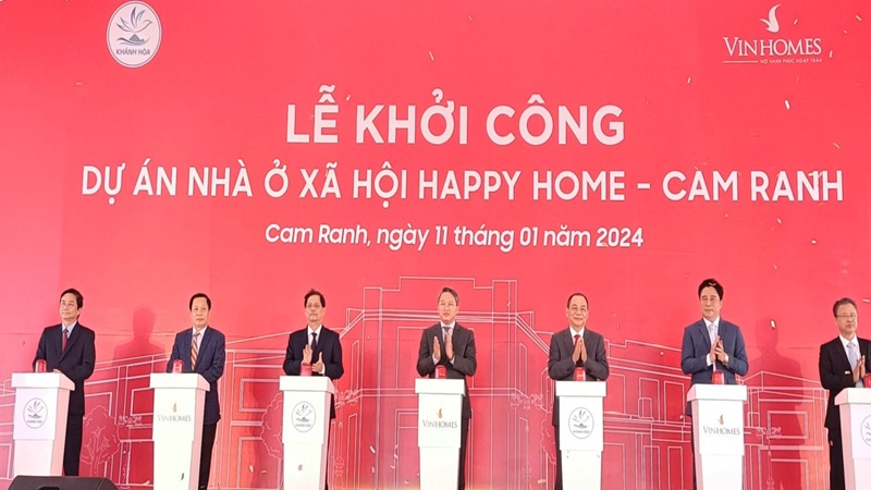Vinhomes khởi công xây dựng dự án nhà ở xã hội tại Khánh Hòa