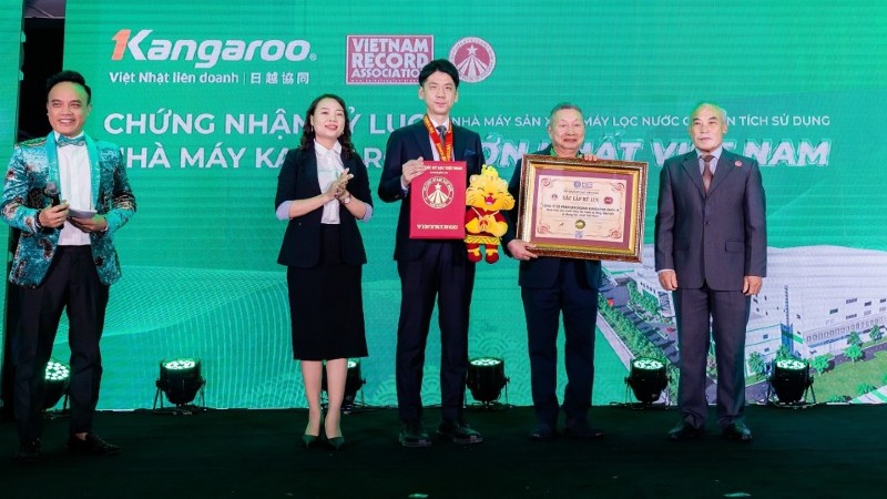 Kangaroo khánh thành nhà máy sản xuất máy lọc nước lớn nhất Việt Nam