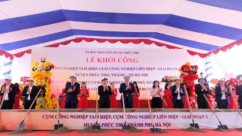 Hà Nội: Khởi công xây dựng 2 cụm công nghiệp tại huyện Phúc Thọ