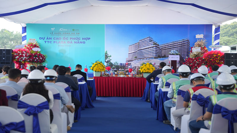 TTC Land và Coteccons chính thức khởi công dự án TTC Plaza Đà Nẵng