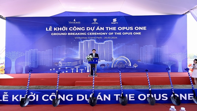 Chính thức khởi công dự án The Opus One tại Vinhomes Grand Park