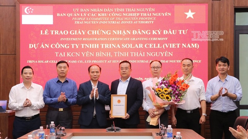 Thái Nguyên: Doanh nghiệp nước ngoài đầu tư thêm 454 triệu USD vào Khu công nghiệp Yên Bình