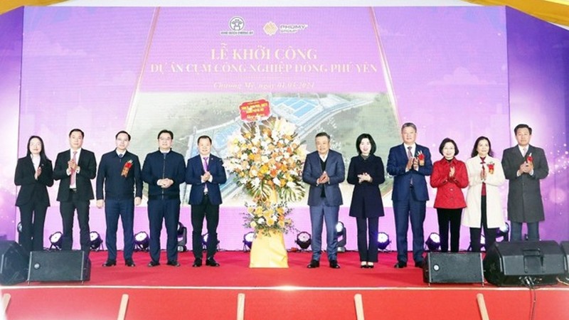 Hà Nội: Khởi công dự án cụm công nghiệp hơn 800 tỷ đồng