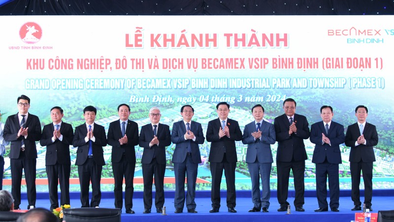 Bình Định khánh thành khu công nghiệp 7.500 tỷ đồng