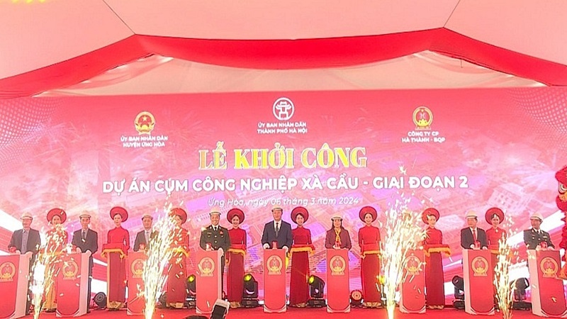 Hà Nội: Khởi công dự án Cụm công nghiệp Xà Cầu – Giai đoạn 2