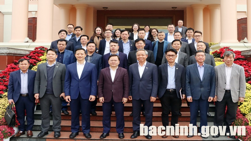 Bí thư Tỉnh ủy Nguyễn Anh Tuấn tiếp và làm việc với Tập đoàn Công nghệ CMC