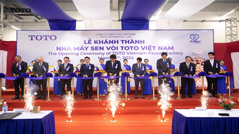 TOTO Việt Nam Chính Thức Khánh Thành Nhà Máy Sen Vòi Đầu Tiên Tại Tỉnh Vĩnh Phúc